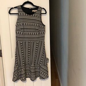 Geo print loft dress- sz 8